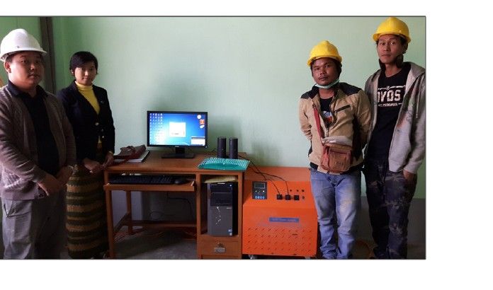 2 kW system handover, Kayin